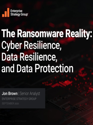 The Ransomware Reality: Cyber Resilience, Data Resilience, and Data Protection