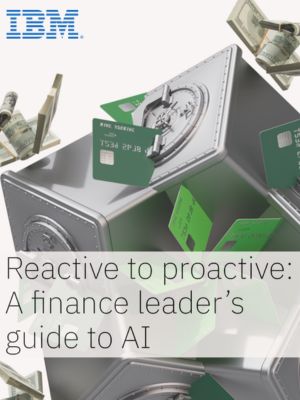 Reactive to proactive: A finance leader's guide to AI