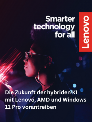 Die Zukunft der hybriden KI mit Lenovo, AMD und Windows 11 Pro vorantreiben